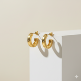 Starshine Half Oval Studs